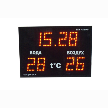 Купить Часы-термометр СТ1.16-2t для бассейна в Полярном 